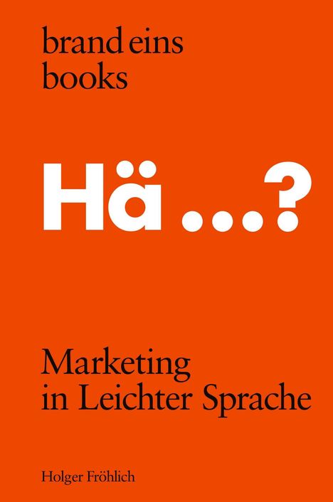 Holger Fröhlich: Marketing in Leichter Sprache, Buch