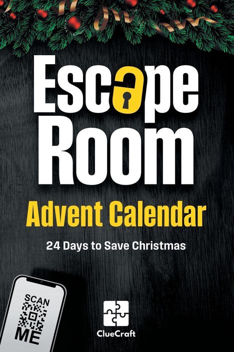 Clue Craft: The Escape Room Advent Calendar, Buch