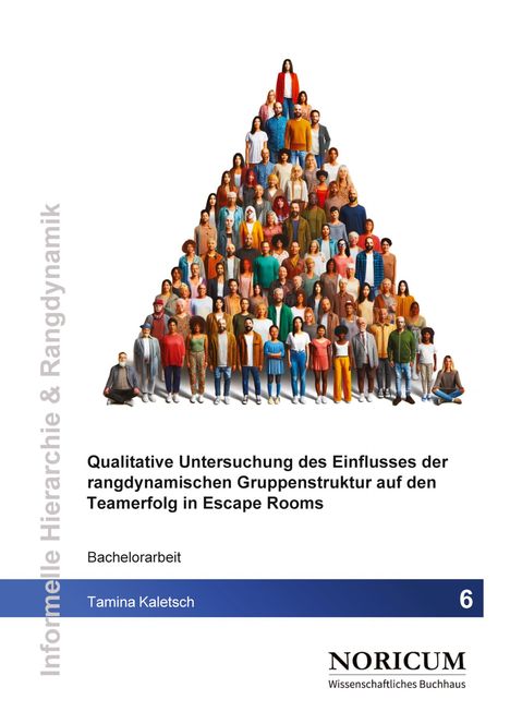 „Qualitative Untersuchung des Einflusses der rangdynamischen Gruppenstruktur auf den Teamerfolg in Escape Rooms.“ Menschenpyramide.