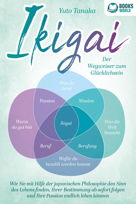 Yuto Tanaka: IKIGAI - Der Wegweiser zum Glücklichsein: Wie Sie mit Hilfe der japanischen Philosophie den Sinn des Lebens finden, Ihrer Bestimmung ab sofort folgen und Ihre Passion endlich leben können, Buch