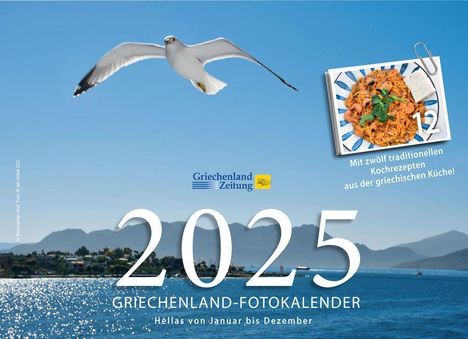 Verlag der Griechenland Zeitung: Griechenland-Fotokalender 2025, Kalender