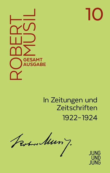 Robert Musil: In Zeitungen und Zeitschriften II, Buch