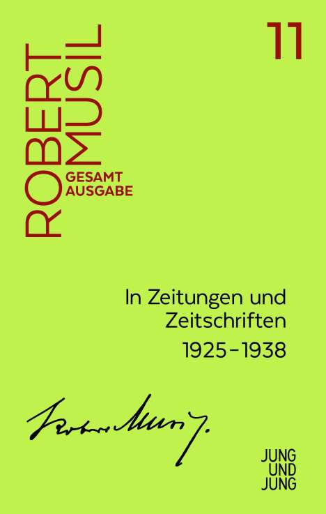 Robert Musil: In Zeitungen und Zeitschriften, Buch