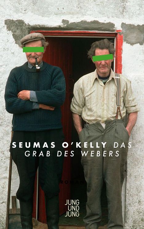 SEUMAS O'KELLY DAS GRAB DES WEBERS. Zwei ältere Männer stehen vor einer Tür.