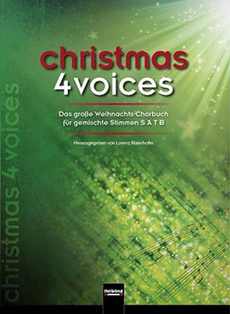 christmas 4 voices, Buch