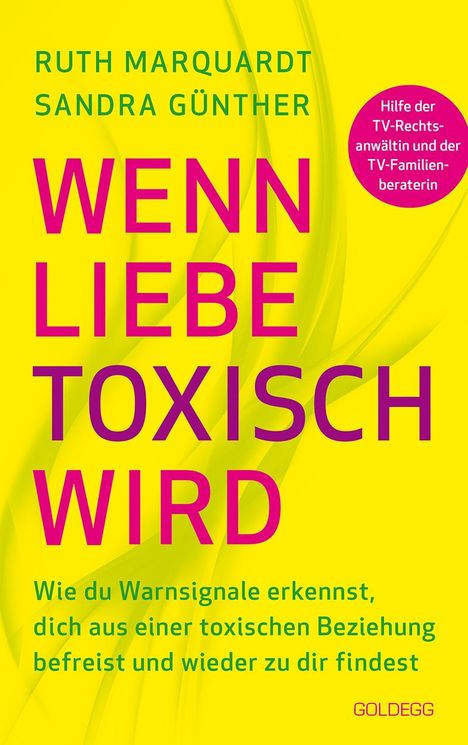 Sandra Günther: Wenn Liebe toxisch wird, Buch