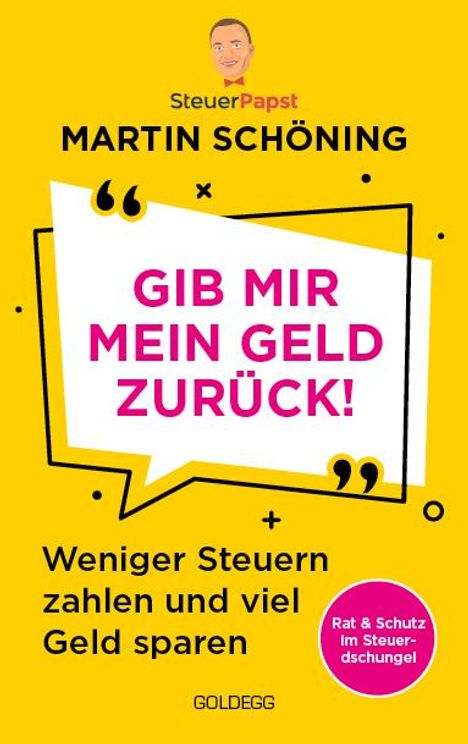 Martin Schöning: Gib mir mein Geld zurück, Buch