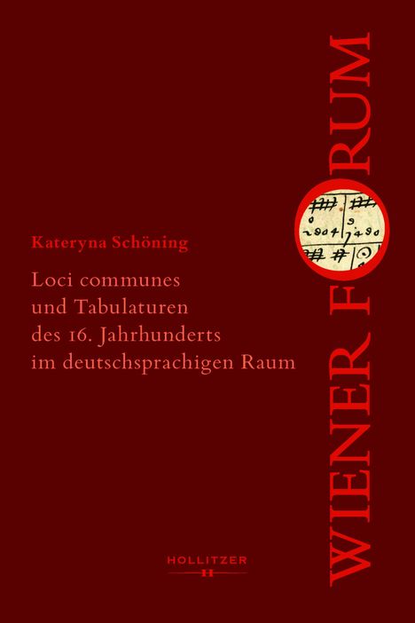 Loci communes und Tabulaturen des 16. Jahrhunderts im deutschsprachigen Raum, Buch