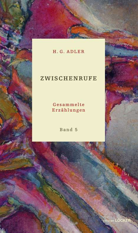 H. G. Adler: Zwischenrufe, Buch