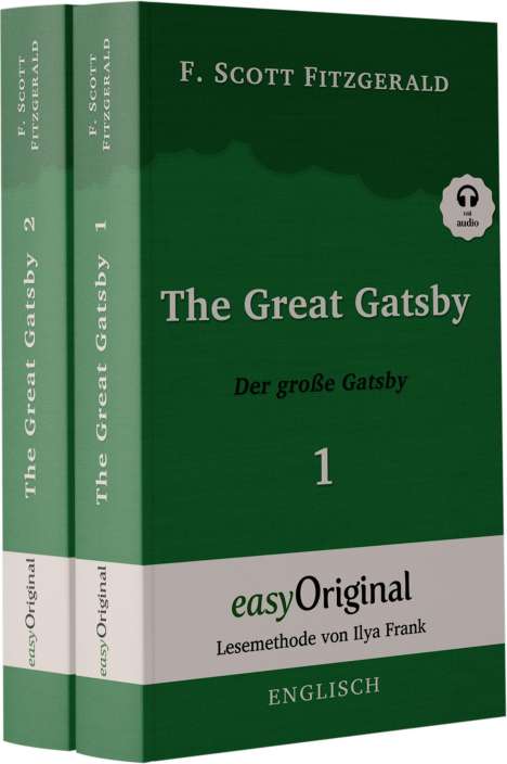 F. Scott Fitzgerald: Great Gatsby/große Gatsby 2 Tle (1+2 MP3-CDs), Buch