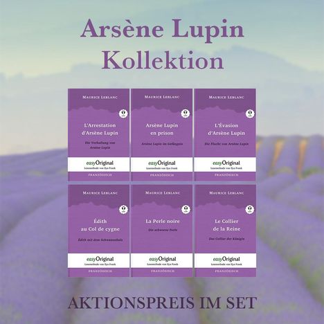 Maurice Leblanc: Arsène Lupin Kollektion (Bücher + 6 Audio-CDs) - Lesemethode von Ilya Frank, Buch