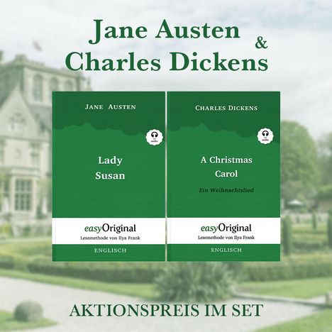 Jane Austen: Jane Austen &amp; Charles Dickens Hardcover (Bücher + 2 MP3 Audio-CDs) - Lesemethode von Ilya Frank, Buch