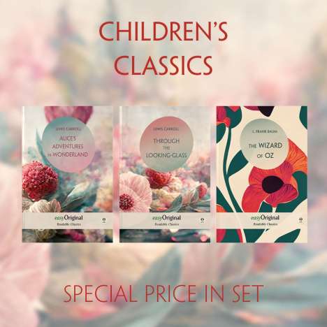 Lewis Carroll: Children's Classics Books-Set (with 3 MP3 Audio-CDs) - Readable Classics - Unabridged english edition with improved readability, Buch