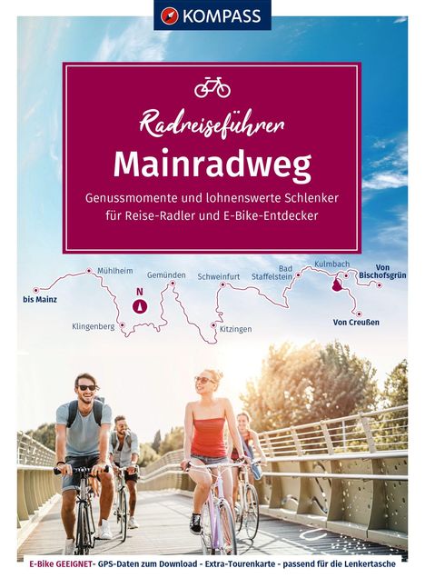 KOMPASS Radreiseführer Mainradweg, Buch