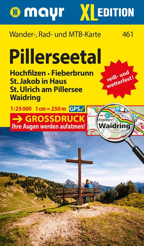 Mayr Wanderkarte Pillerseetal XL 1:25.000, Karten