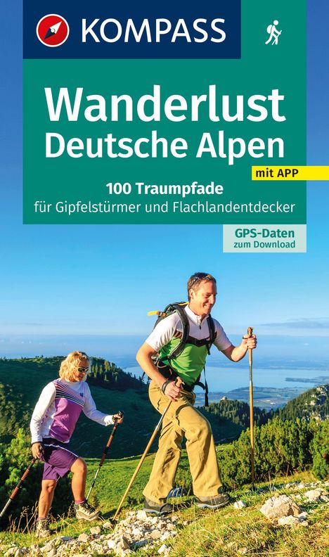 KOMPASS Wanderlust Deutsche Alpen, Buch