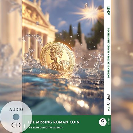 Carolyn Marsh: The Missing Roman Coin - Englische Krimi-Lektüre A2-B1 (+ Audio-CD), Buch