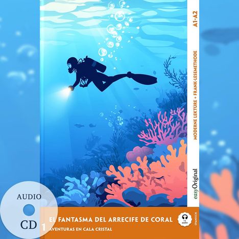 Elena Vallejo: El Fantasma del Arrecife de Coral - Spanische Krimi-Lektüre A1-A2 (+ Audio-CD), Buch