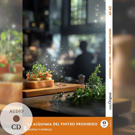 Elena Vallejo: La Alquimia del Pintxo Prohibido - Spanische Krimi-Lektüre A1-A2 (+ Audio-CD), Buch