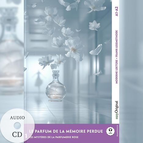 Louise Delaunay: Le parfum de la mémoire perdue - Französische Krimi-Lektüre A1-A2 (+ Audio-CD), Buch