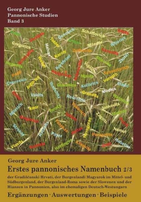 Georg Jure Anker: Erstes pannonisches Namenbuch 2/3, Buch