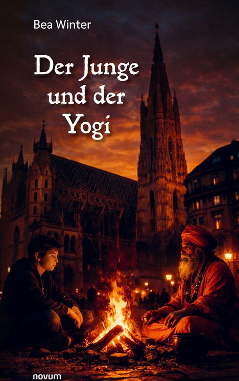 Text: "Cover, novum Verlag, novum". Gezeigt wird ein offenes Buch von der Seite, mit glänzenden, gebogenen Seiten.