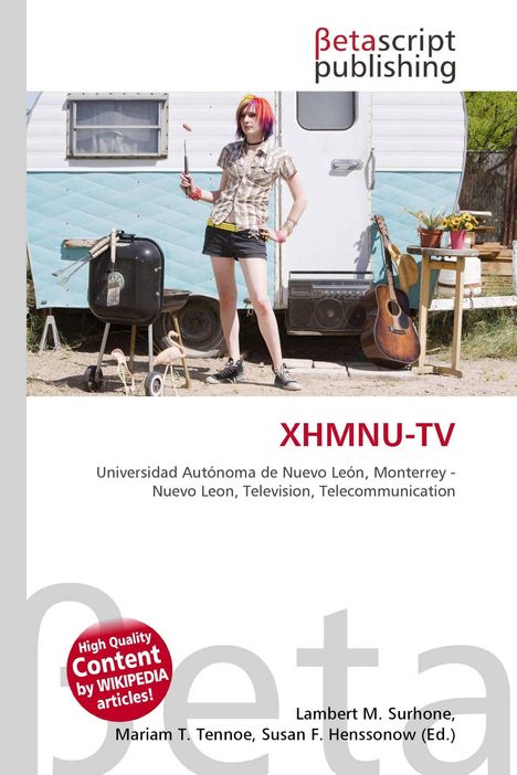 XHMNU-TV, Universität Autónoma de Nuevo León, Monterrey. Teenager mit bunter Frisur steht vor Wohnwagen mit Grill.