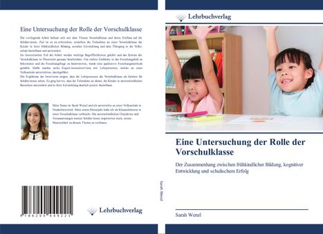 Sarah Wenzl: Eine Untersuchung der Rolle der Vorschulklasse, Buch