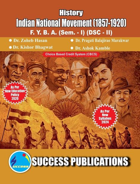 Pragati Balajira. . . Zoheb Hasan: Indian National Movement (1857-1920)(F.Y.B.A,Sem.-I) SPPU-Text(English), Buch