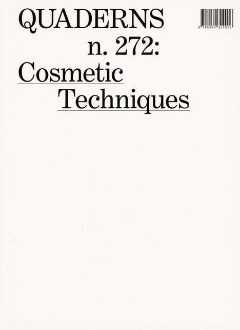 Cosmetic Techniques, Buch