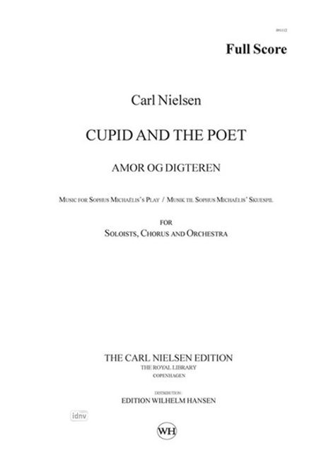 Carl Nielsen: Cupid And The Poet (Score), Noten