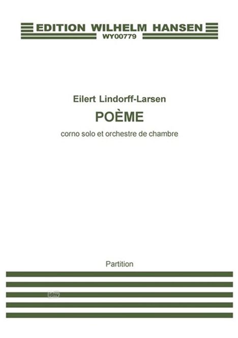 Eilert Lindorff-Larsen: Eilert Lindorff-Larsen Poeme (Score), Noten