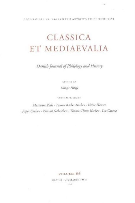 Classica et Medieavalia 66, Buch