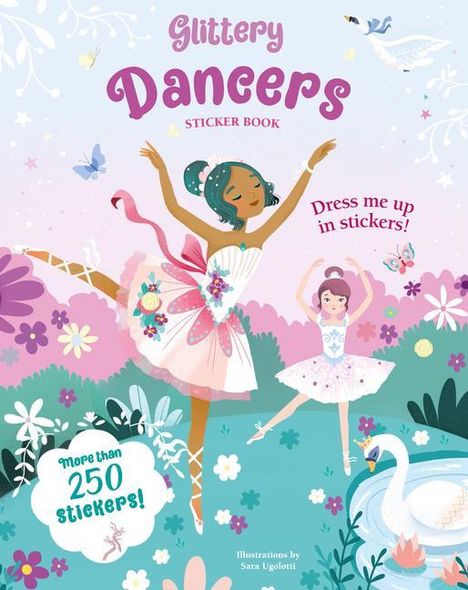 Glittery Dancers Sticker Book, Buch