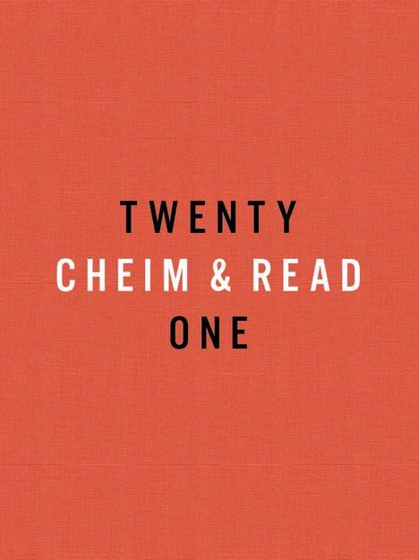 Phoebe Hoban: Cheim &amp; Read: Twenty-One Years, Buch