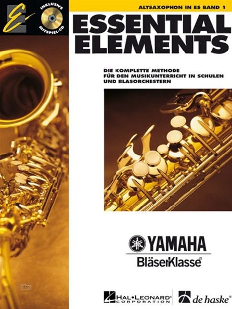 Essential Elements 1 für Altsaxophon, Noten