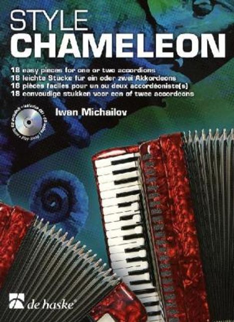 Style Chameleon, für ein oder zwei Akkordeons, m. Audio-CD, Noten