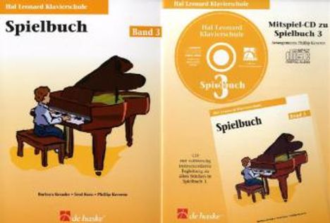Leonard, H: Klavierschule Spielbuch 3 + CD, Noten