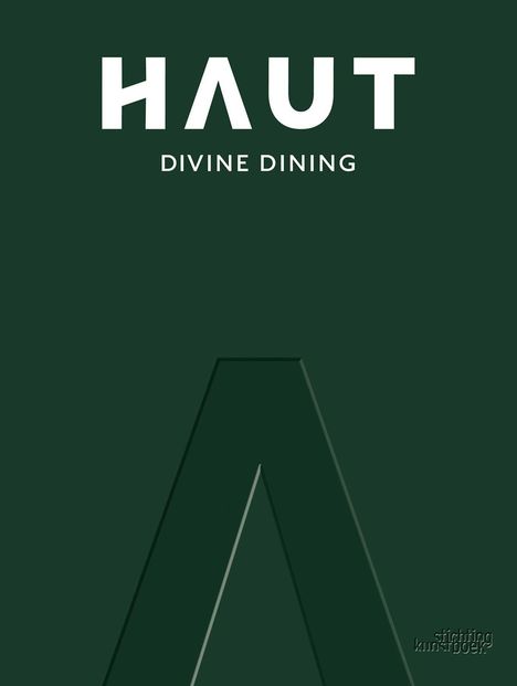 Text: "HAUT" und "DIVINE DINING"; minimalistisches Design auf dunklem Hintergrund.