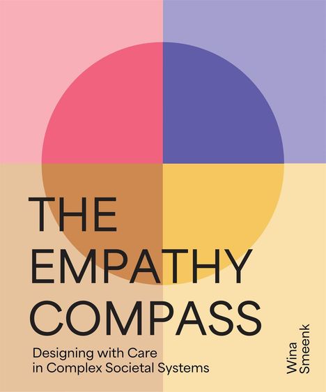 „THE EMPATHY COMPASS: Designing with Care in Complex Societal Systems“ Wina Smeenk. Bunte geometrische Formen.