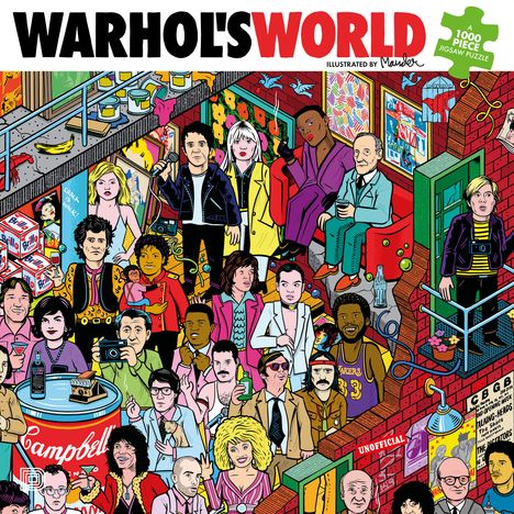 Martin Ander: Warhol's World: A 1000 Piece Jigsaw Puzzle, Buch