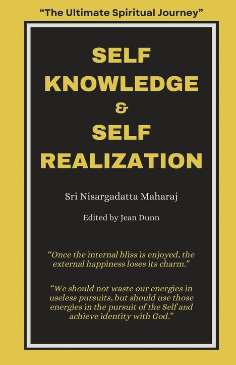 Nisargadatta Maharaj: Self Knowledge & Self Realization, Buch