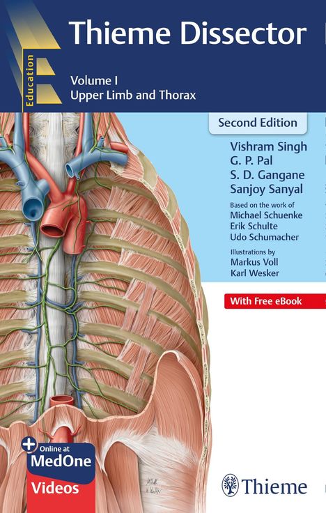 Vishram Singh: Thieme Dissector Volume 1, 1 Buch und 1 Diverse