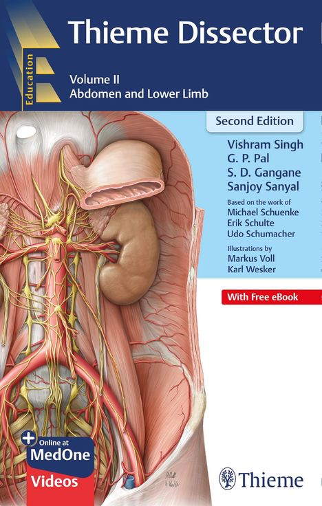 Vishram Singh: Thieme Dissector Volume 2, 1 Buch und 1 Diverse