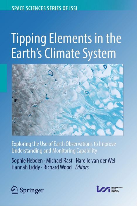 Titel: “Tipping Elements in the Earth's Climate System”. Eislandschaft und ISSI-Logo auf hellblauem Hintergrund.