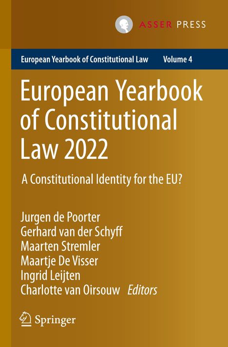 European Yearbook of Constitutional Law 2022, Buch