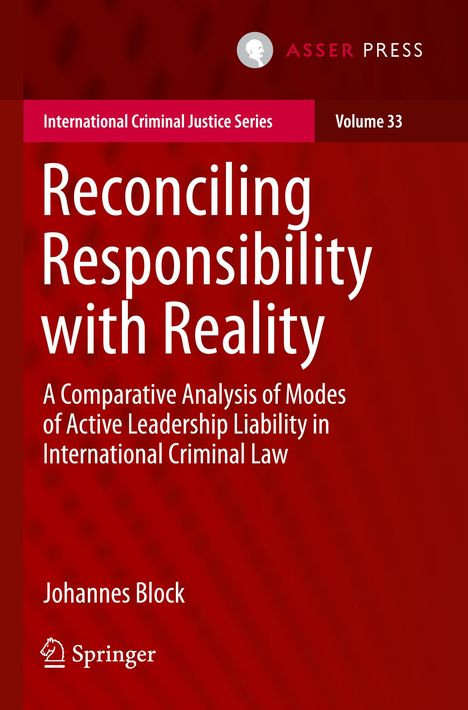 Johannes Block: Reconciling Responsibility with Reality, Buch