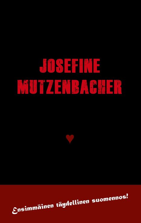 Josefine Mutzenbacher: Josefine Mutzenbacher, Buch