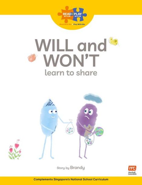 Brandy: Read + Play Social Skills Bundle 2 Will and Won't learn to share, Buch