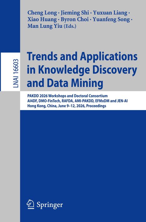 Text: "Trends and Applications in Knowledge Discovery and Data Mining. PAKDD 2026 Workshops and Doctoral Consortium."